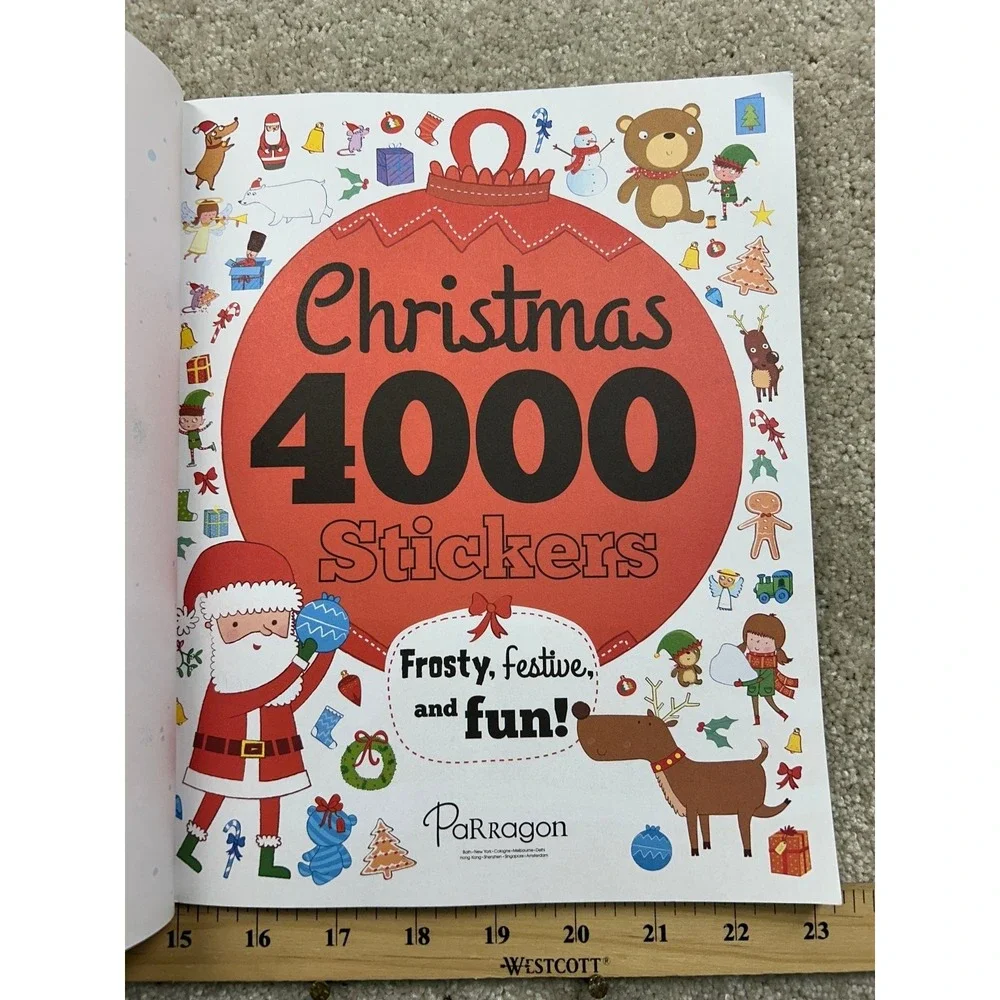Christmas 4000 Stickers Rachel Gippetti 2015 Activity Book‎ Parragon